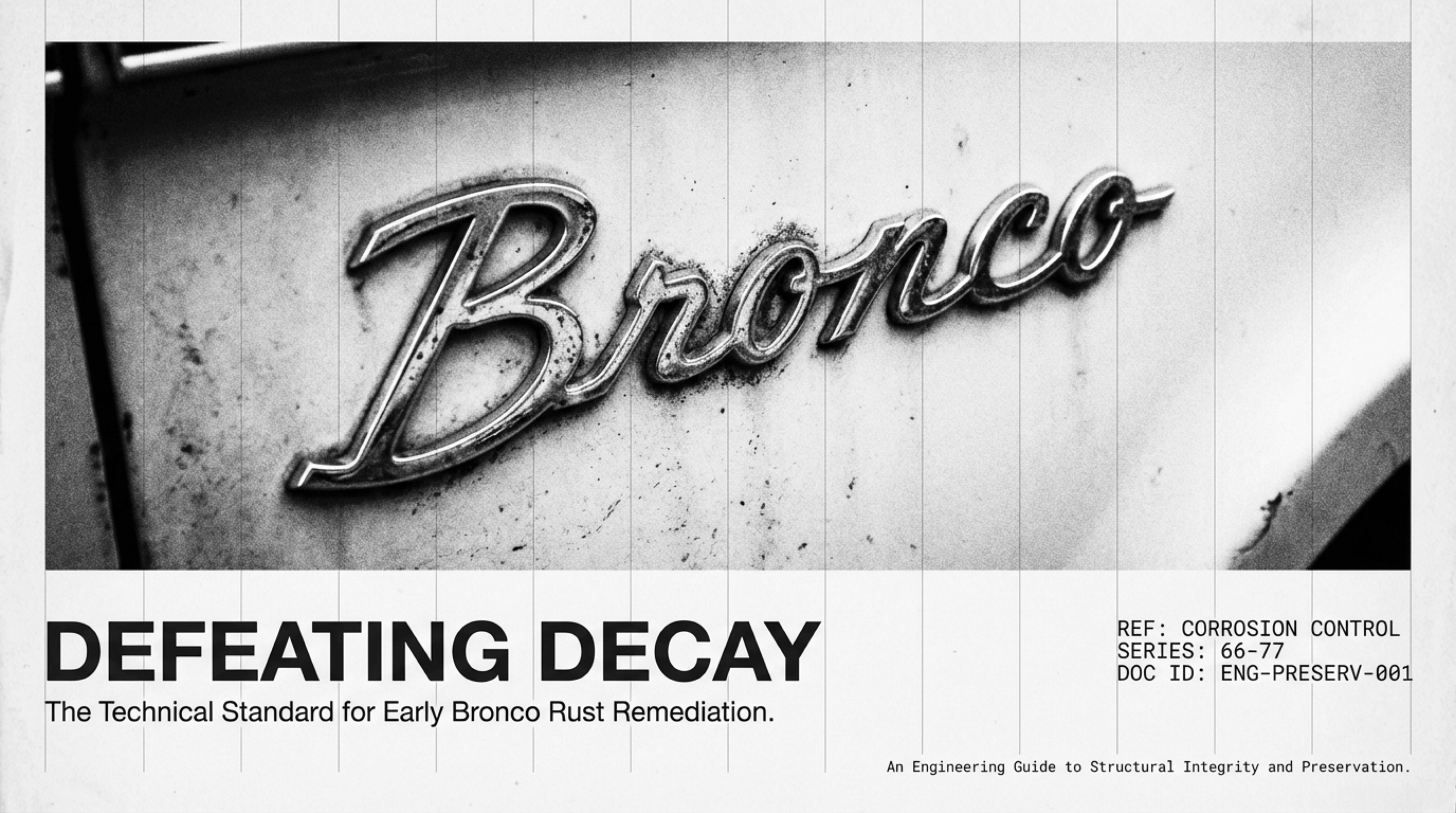 Early Bronco Rust Repair guide cover image