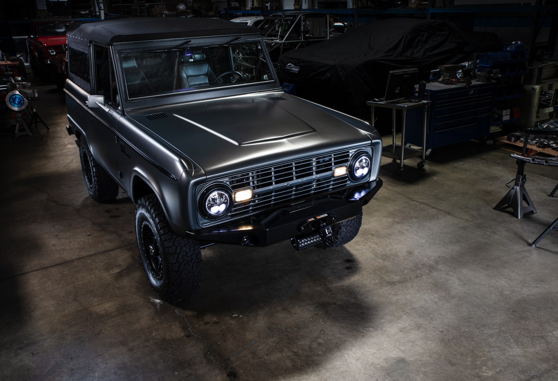 Dark Gray Custom Bronco
